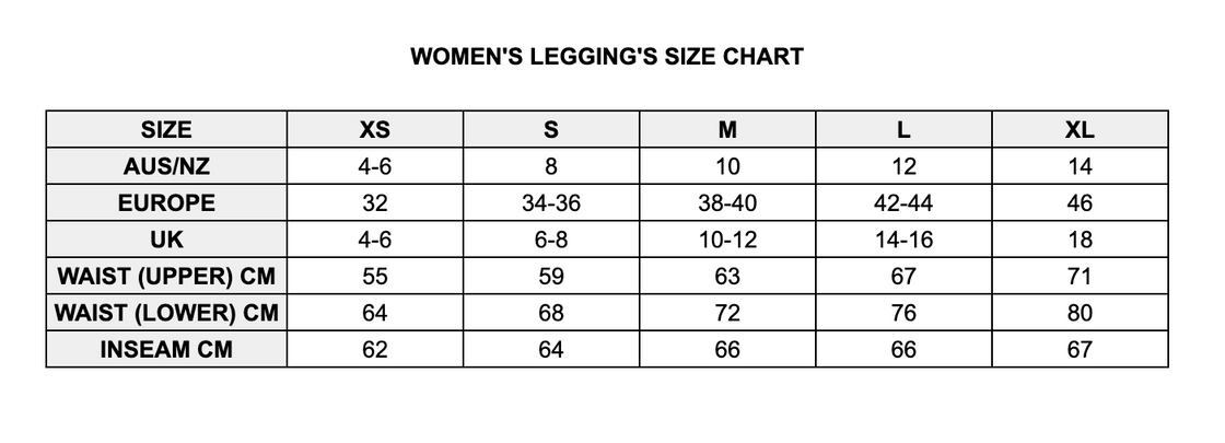 GSB Athletica Ankle Leggings- Black